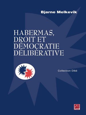 cover image of Habermas, droit et démocratie délibérative